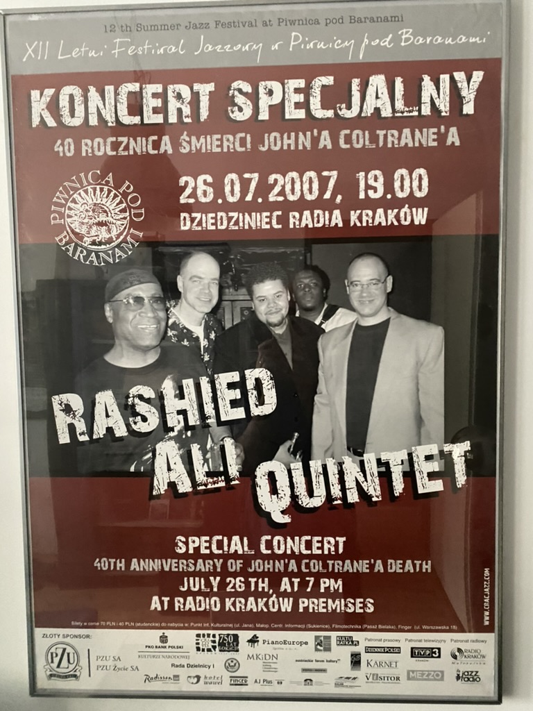 Rashied Ali Quintet poster, Kraków 2007